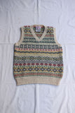JAMIESON'S for ADJUSTABLE COSTUME / FAIRISLE SLIPOVER (AK-038,BEIGE)