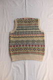 JAMIESON'S for ADJUSTABLE COSTUME / FAIRISLE SLIPOVER (AK-038,BEIGE)