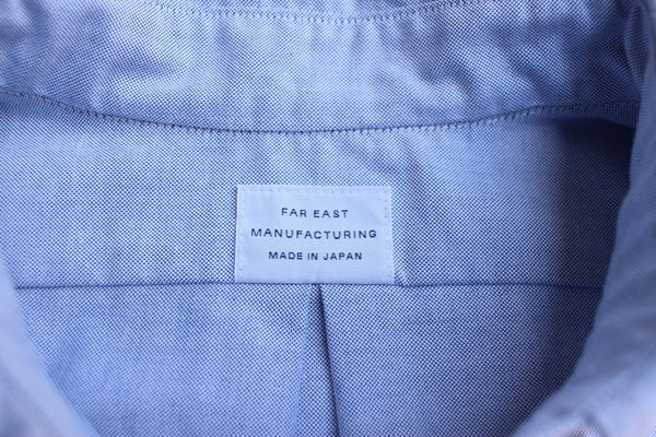 FAR EAST MANUFACTURING / BD SHIRT, OXFORD (BLUE) – McFly Online Store