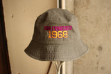BO'S GLAD RAGS / "Fillmore West 1968" Embroidery Bucket Hat (HG25-01)