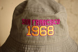 BO'S GLAD RAGS / "Fillmore West 1968" Embroidery Bucket Hat (HG25-01)