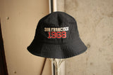 BO'S GLAD RAGS / "Fillmore West 1968" Embroidery Bucket Hat (HG25-01)