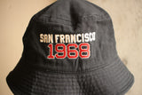BO'S GLAD RAGS / "Fillmore West 1968" Embroidery Bucket Hat (HG25-01)