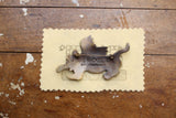 BO'S GLAD RAGS / "Flying Tiger" Hobo Nickel Co. Vintage Finished Brass Pinback (A26-02)