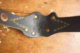 BO'S GLAD RAGS / "Flying Tiger" Hobo Nickel Co. Vintage Finished Studded Bullhide Wristlet (A26-03)