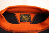 FREEWHEELERS / "Frontenac" SWEAT SHIRT (#2334006,JET NAVY × BLAZE ORANGE)