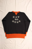 FREEWHEELERS / "Frontenac" SWEAT SHIRT (#2334006,JET NAVY × BLAZE ORANGE)
