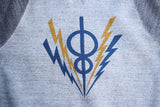 FREEWHEELERS / "HARPER HOT IRONS V8" FREEDOM SLEEVE DOUBLE V SWEAT SHIRT (#2534006,MIX GRAY × GRAINED CHARCOAL GRAY)
