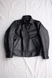 COLIMBO / HD CATTLE-DRIVER LEATHER JACKET (ZA-0124,BLACK)
