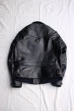 COLIMBO / HD CATTLE-DRIVER LEATHER JACKET (ZA-0124,BLACK)