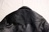 COLIMBO / HD CATTLE-DRIVER LEATHER JACKET (ZA-0124,BLACK)
