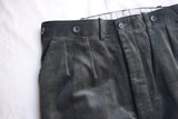 ADJUSTABLE COSTUME / HEAVY CORDUROY CLASSIC TROUSERS (AP-131,DARK GREEN)