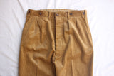ADJUSTABLE COSTUME / HEAVY CORDUROY CLASSIC TROUSERS (AP-131,BEIGE)