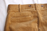 ADJUSTABLE COSTUME / HEAVY CORDUROY CLASSIC TROUSERS (AP-131,BEIGE)