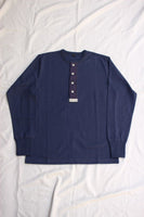 FREEWHEELERS / HENLEY NECK LONG SLEEVE SHIRT (#2535004,DRY NAVY