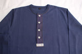 FREEWHEELERS / HENLEY NECK LONG SLEEVE SHIRT (#2535004,DRY NAVY)