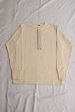 FREEWHEELERS / HENLEY NECK LONG SLEEVE SHIRT (#2535004,STRAW CREAM)