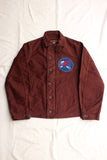 FREEWHEELERS / "HOP HEADS" DECK WORKER JACKET (#2621006,DARK RED BROWN)