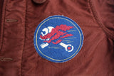 FREEWHEELERS / "HOP HEADS" DECK WORKER JACKET (#2621006,DARK RED BROWN)