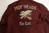 FREEWHEELERS / "HOP HEADS" DECK WORKER JACKET (#2621006,DARK RED BROWN)