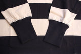 FREEWHEELERS / "HORIZONTAL STRIPED" SET-IN LONG SLEEVE T-SHIRT (#2325026,BLACK × STRAW CREAM)