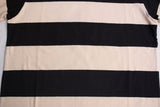 FREEWHEELERS / "HORIZONTAL STRIPED" SET-IN LONG SLEEVE T-SHIRT (#2325026,BLACK × STRAW CREAM)