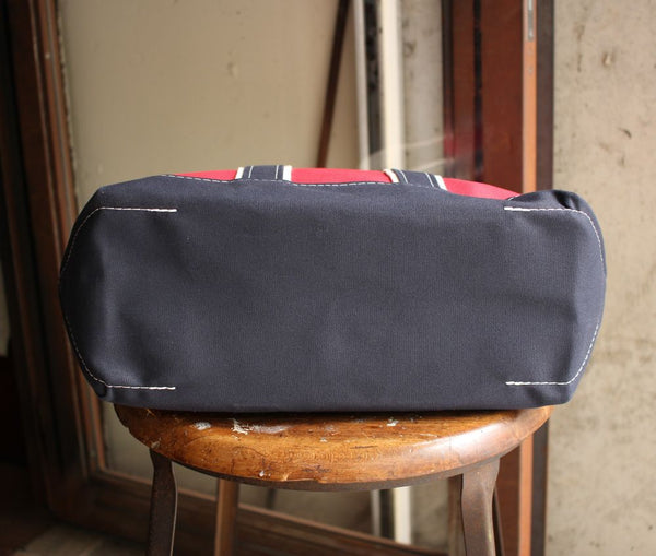 WORKERS / Deluxe Tote Bag (Red Body x Navy Handle) – McFly Online