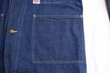 FREEWHEELERS / "IRON WHARF" WORK COAT (#2621003,9.5oz INDIGO DENIM)