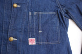 FREEWHEELERS / "IRON WHARF" WORK COAT (#2621003,9.5oz INDIGO DENIM)