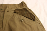 FREEWHEELERS / "JUNGLE FATIGUES" TROPICAL TROUSERS (#2622005,KHAKI)