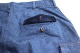 FREEWHEELERS / "JUNGLE FATIGUES" TROPICAL TROUSERS CUT-LENGTH (#2622006,9oz INDIGO DENIM)