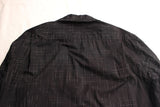 Cushman / KASURI CHECK OPEN COLLAR SHIRT (25614,BLACK)