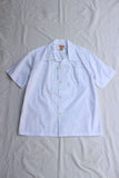 Cushman / KASURI CHECK OPEN COLLAR SHORT SLEEVE SHIRT (25627,WHITE)