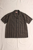Cushman / KASURI CHECK OPEN SHIRT (25607,BLACK)