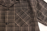 Cushman / KASURI CHECK OPEN SHIRT (25607,BLACK)
