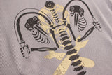 FREEWHEELERS / "KNUCKLE BONES" on "AAF 90thBG 400thBSQ" (#2535008,MEDIUM GRAY)