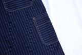 FREEWHEELERS / "LONGSHOREMAN" OVERALLS (#2612001,INDIGO WABASH STRIPE)