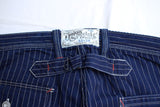 FREEWHEELERS / "LONGSHOREMAN" OVERALLS (#2612001,INDIGO WABASH STRIPE)