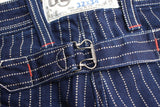 FREEWHEELERS / "LONGSHOREMAN" OVERALLS (#2612001,INDIGO WABASH STRIPE)
