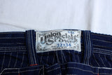 FREEWHEELERS / "LONGSHOREMAN" OVERALLS (#2612001,INDIGO WABASH STRIPE)