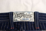 FREEWHEELERS / "LONGSHOREMAN" OVERALLS (#2612001,INDIGO WABASH STRIPE)