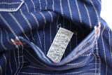 FREEWHEELERS / "LONGSHOREMAN" OVERALLS (#2612001,INDIGO WABASH STRIPE)