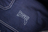 FREEWHEELERS / "LONGSHOREMAN" OVERALLS (#2612001,INDIGO WABASH STRIPE)