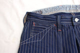 FREEWHEELERS / "LONGSHOREMAN" OVERALLS (#2612001,INDIGO WABASH STRIPE)