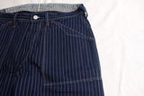 FREEWHEELERS / "LONGSHOREMAN" OVERALLS (#2612001,INDIGO WABASH STRIPE)