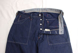 FREEWHEELERS / "LONGSHOREMAN" OVERALLS (#2612001,INDIGO WABASH STRIPE)