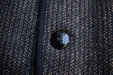 FREEWHEELERS / "LONGSHOREMAN" WINTER WORKER JACKET (#2531014,GRAINED BLACK STRIPE × BLACK)