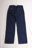 FREEWHEELERS / "LONGSHOREMAN" OVERALLS (#2612001,INDIGO WABASH STRIPE)