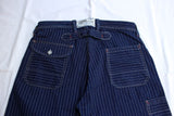 FREEWHEELERS / "LONGSHOREMAN" OVERALLS (#2612001,INDIGO WABASH STRIPE)