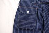 FREEWHEELERS / "LONGSHOREMAN" OVERALLS (#2612001,INDIGO WABASH STRIPE)